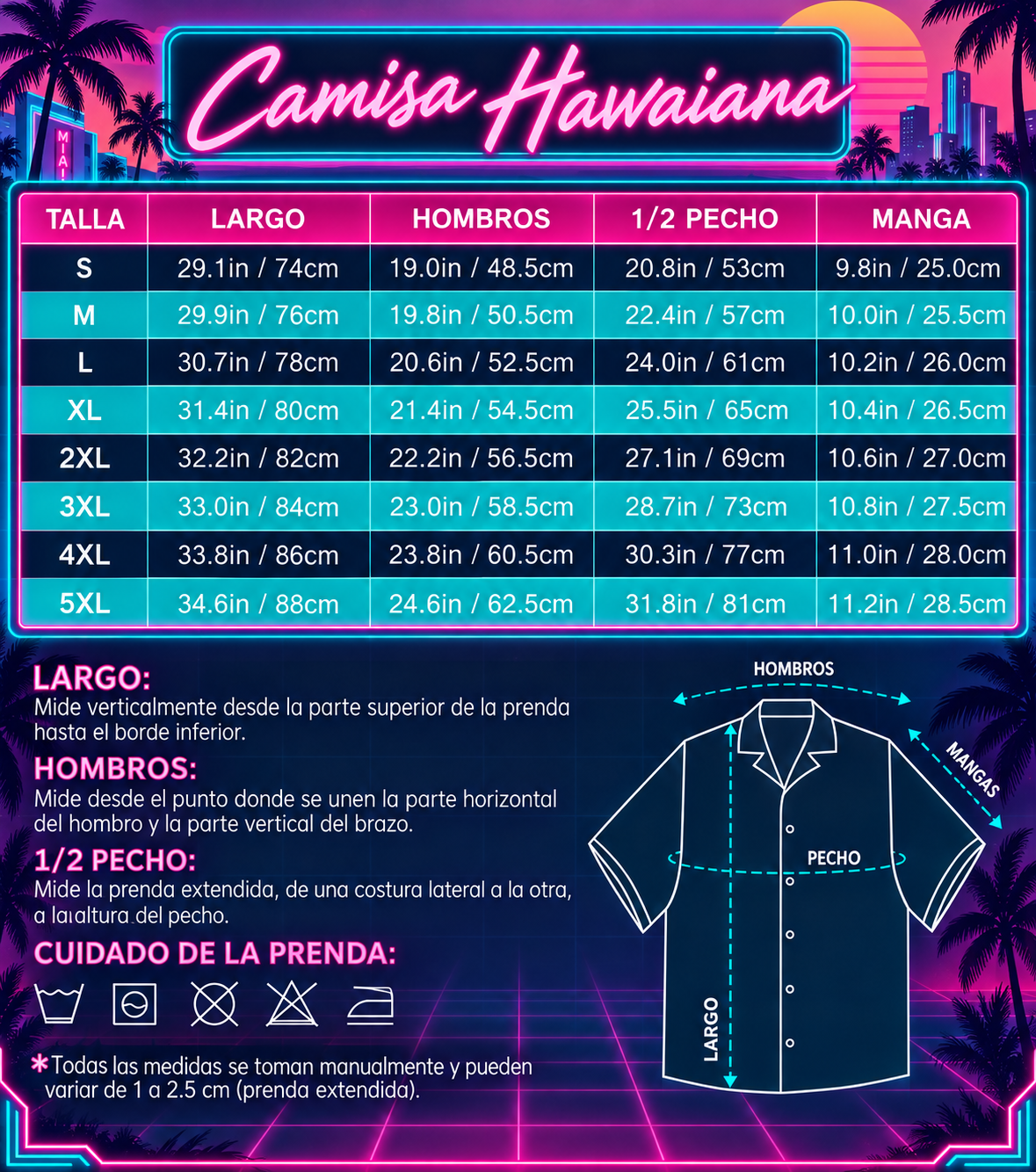 Vice Palm™ – Camisa Retro Miami