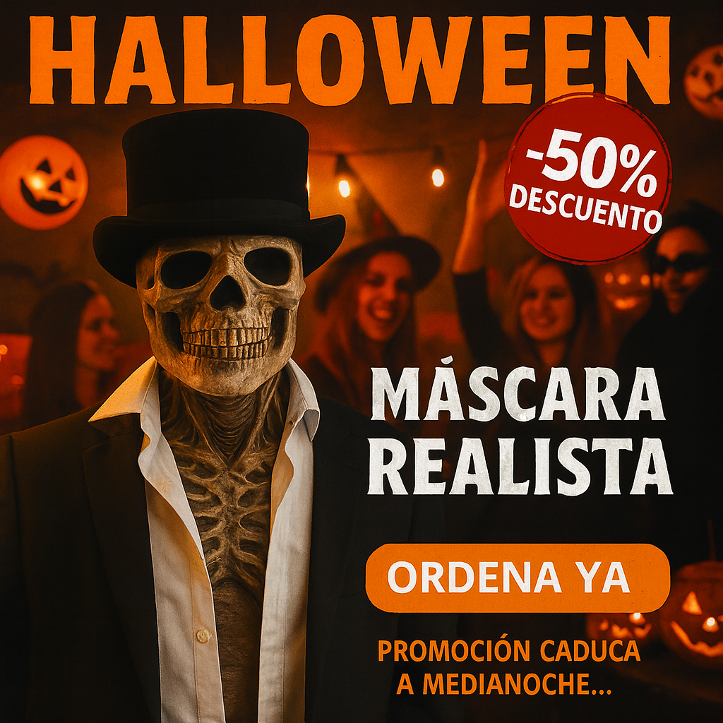 Mascara HiperRealista SkullBreaker